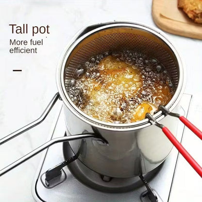 🎉Exclusive offer for our fans! Limited-time low price!🎁Household stainless steel fryer