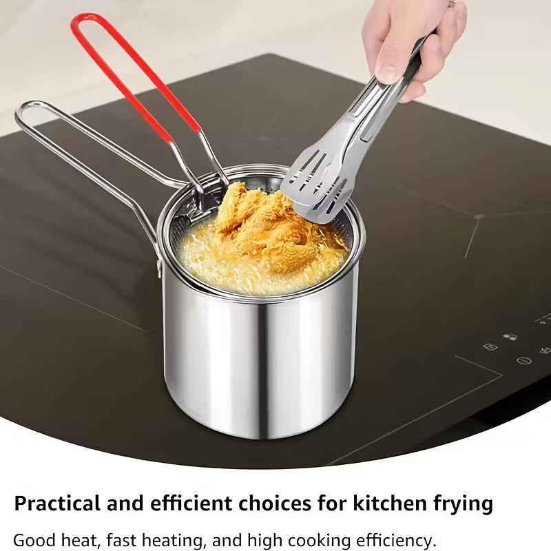 🎉Exclusive offer for our fans! Limited-time low price!🎁Household stainless steel fryer
