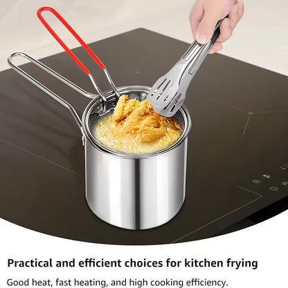 🍤Exclusive offer for our fans! Limited-time low price!🎁Household stainless steel fryer