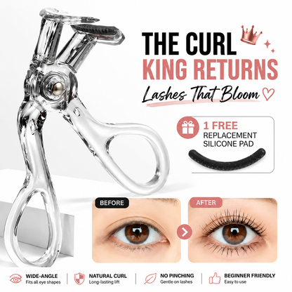 Professional Eyelash Curler – Wide Angle Natural Lift & Precision Root Curl for Perfect Lashes