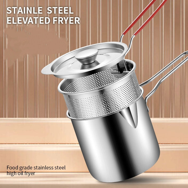 🍤Exclusive offer for our fans! Limited-time low price!🎁Household stainless steel fryer