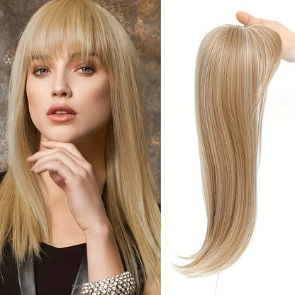 🔥🔥Last Day:360° 3D hair extensions with a natural, voluminous look, hair clips, and bangs.