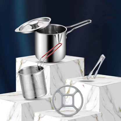 🍤Exclusive offer for our fans! Limited-time low price!🎁Household stainless steel fryer