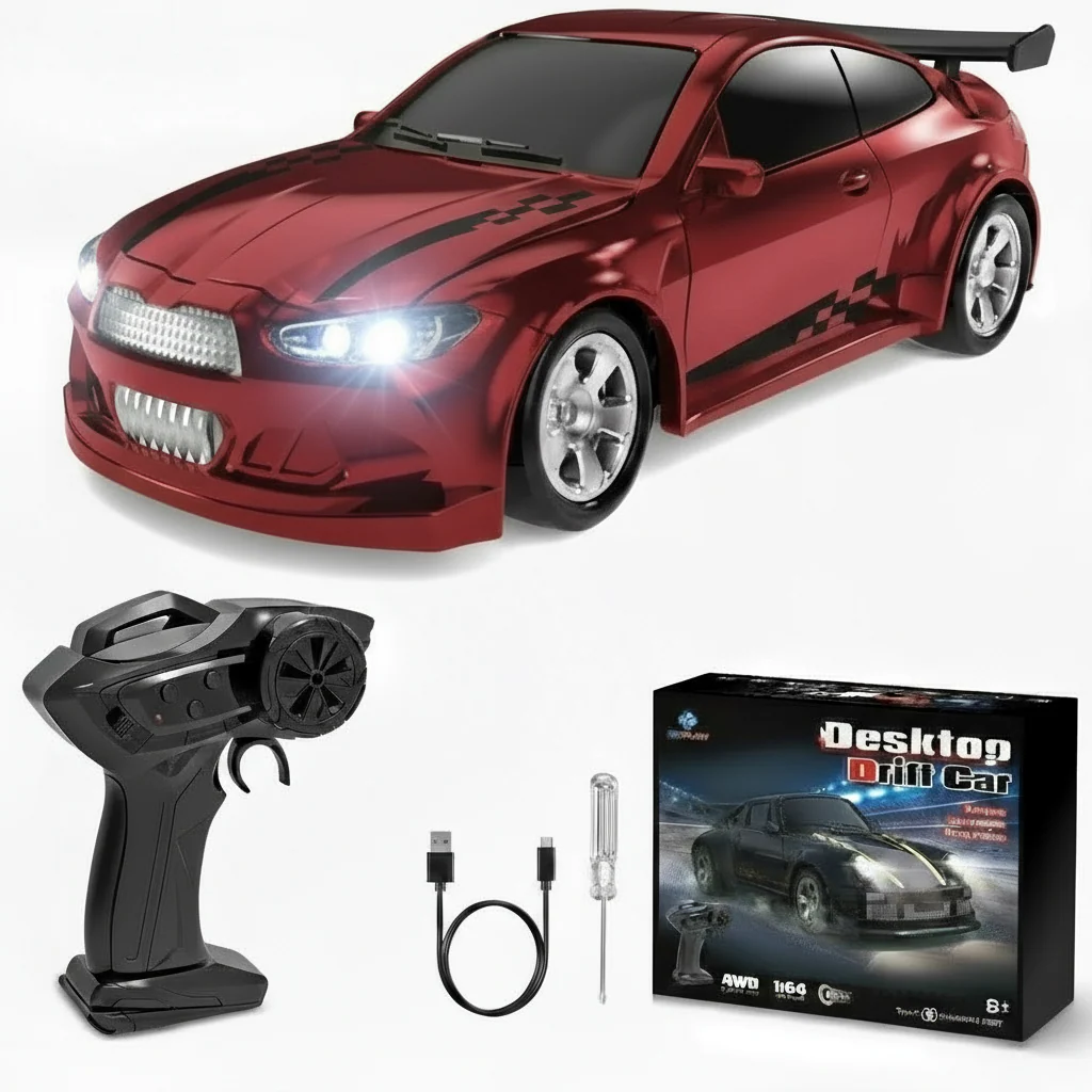 🔥1/64 Mini RC Drift Car🎁The second item EXTRA 60% OFF!