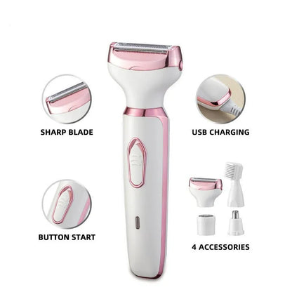 👙 Electric Multi-Functional Shaver | Specially Designed for Intimate Care | Gentle Trimming of Underarm Bikini Line
